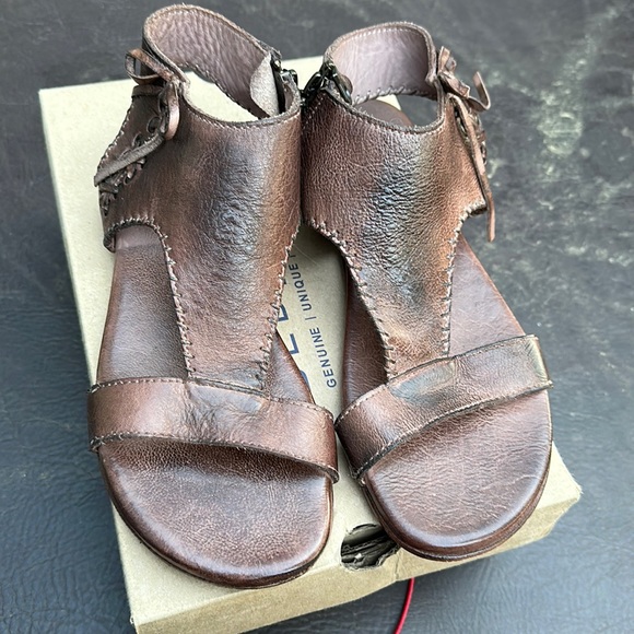Bed Stu Shoes Bed Stu Nina Shoe Sandal 95 Brown Teak Dip Dye Poshmark